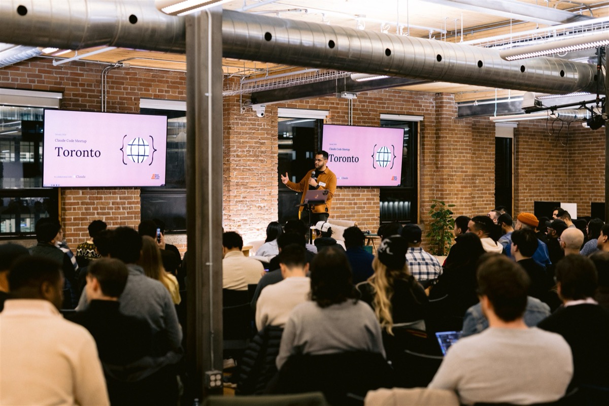 Claude Code Meetup Toronto event photo 08