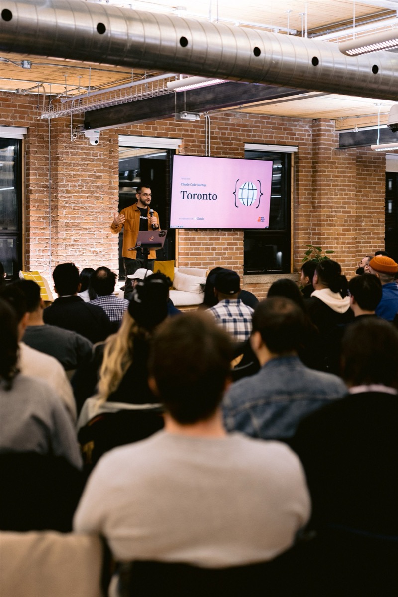 Claude Code Meetup Toronto event photo 09