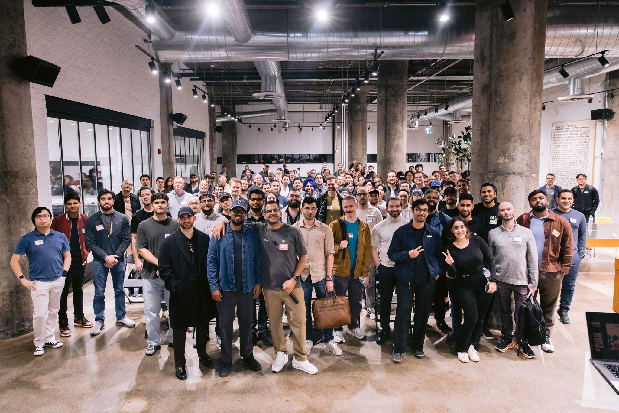 DevDay Exchange Toronto attendees gathered for a group photo